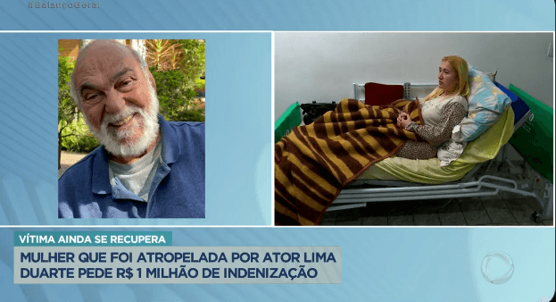 Entregadora expõe o lado dela na história do acidente com Lima Duarte (Foto Reprodução/PlayPlus) Entregadora expõe o lado dela na história do acidente com Lima Duarte (Foto Reprodução/PlayPlus)