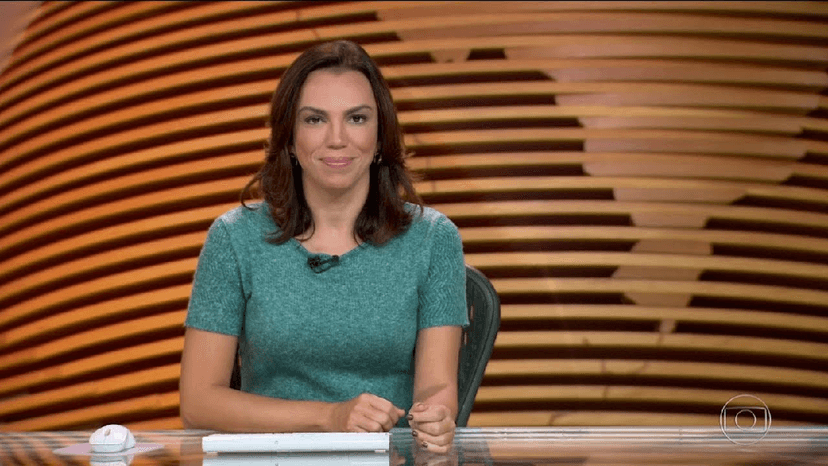 Ana Paula Araújo sob comando do 'Bom Dia Brasil' (Foto: Reprodução/ Internet) Ana Paula Araújo sob comando do 'Bom Dia Brasil' (Foto: Reprodução/ Internet)