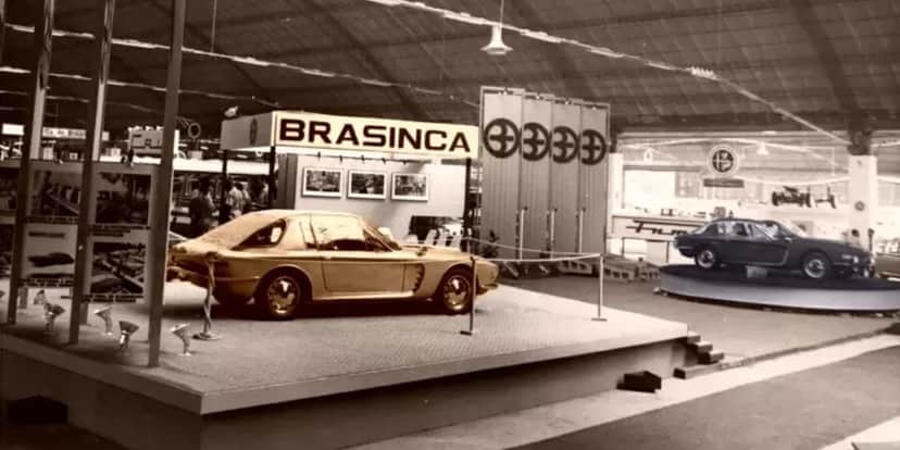 Brasinca 4200 GT no Salão do Automóvel de 1964 (Foto: Reprodução/Maxicar) Brasinca 4200 GT no Salão do Automóvel de 1964 (Foto: Reprodução/Maxicar)