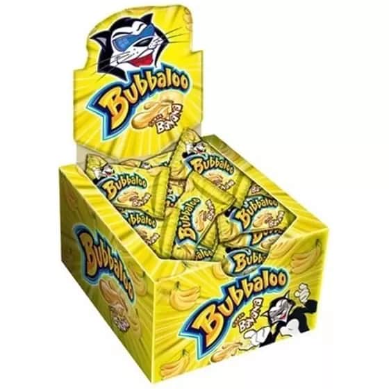 Bubbaloo sabor banana - Foto Reprodução Internet Bubbaloo sabor banana - Foto Reprodução Internet