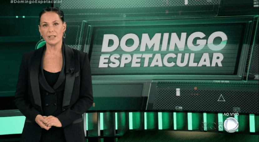Carolina Ferraz no 'Domingo Espetacular', na Record TV (Foto: Reprodução/ Internet) Carolina Ferraz no 'Domingo Espetacular', na Record TV (Foto: Reprodução/ Internet)