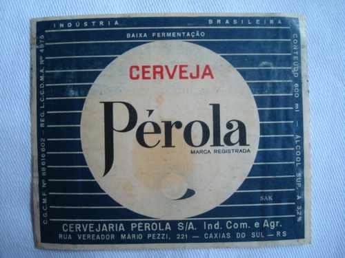 Cerveja Pérola - Foto Reprodução Internet