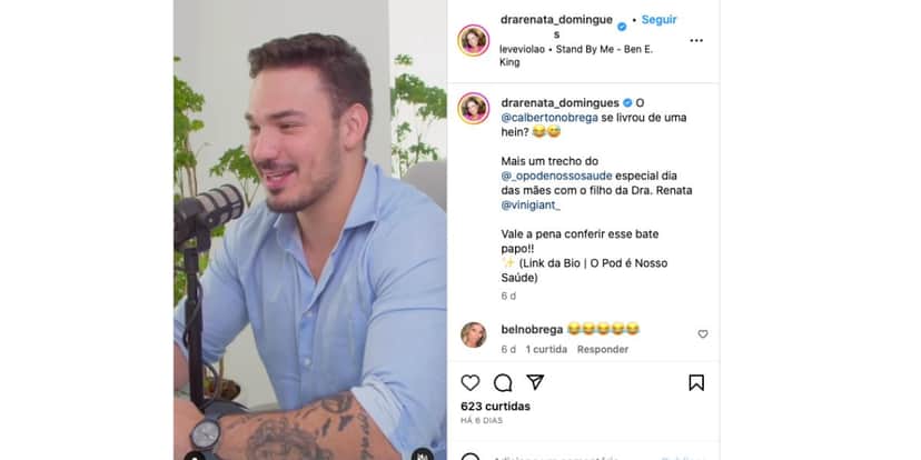 Filho de Renata Domingues (Foto: Reprodução / Instagram) Filho de Renata Domingues (Foto: Reprodução / Instagram)