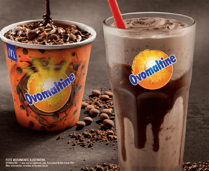 Milk-shake do Ovomaltine (Foto: Reprodução/ Internet) Milk-shake do Ovomaltine (Foto: Reprodução/ Internet)