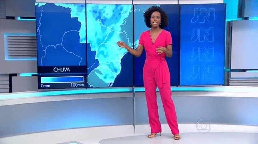 Maju Coutinho sob comando da apresentação do clima no Jornal Nacional (Foto: Reprodução/ Internet) Maju Coutinho sob comando da apresentação do clima no Jornal Nacional (Foto: Reprodução/ Internet)