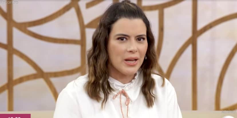 Michelle Loreto no Encontro (Foto: Reprodução / Globo) Michelle Loreto no Encontro (Foto: Reprodução / Globo)