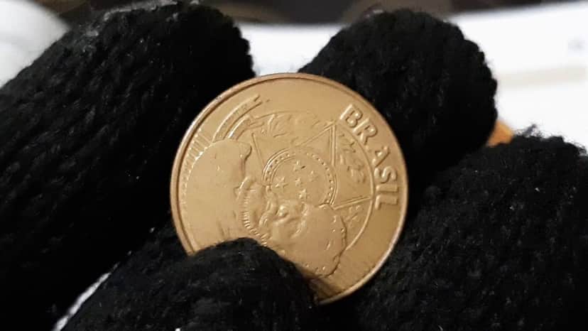 Moeda de 25 centavos rara - Foto Reprodução Internet