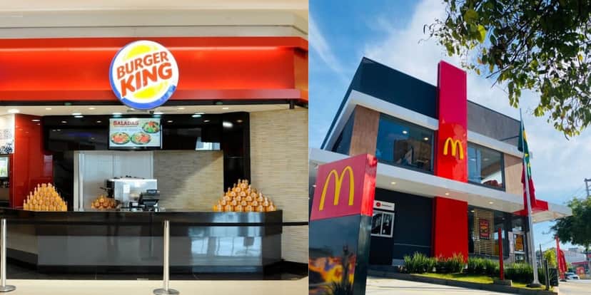 Burger King dá lanche de graça e provoca McDonald's (Reprodução: Montagem TV Foco) Burger King dá lanche de graça e provoca McDonald's (Reprodução: Montagem TV Foco)
