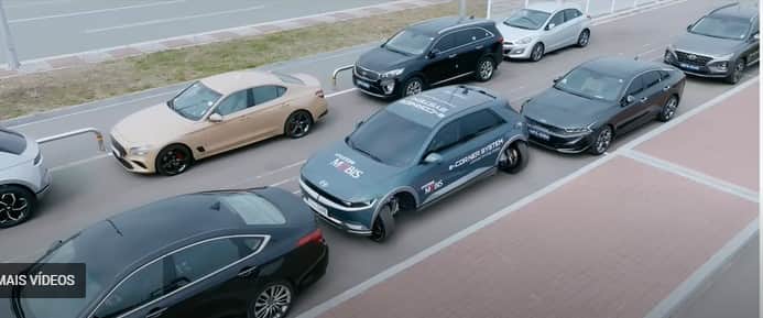Carro da Hyundai que estaciona de lado vai ser lançado no mercado (Foto: Reprodução) Carro da Hyundai que estaciona de lado vai ser lançado no mercado (Foto: Reprodução)