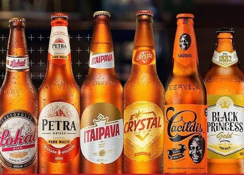 Cervejas que fazem parte do grupo Petrópolis (Reprodução: Internet) Cervejas que fazem parte do grupo Petrópolis (Reprodução: Internet)