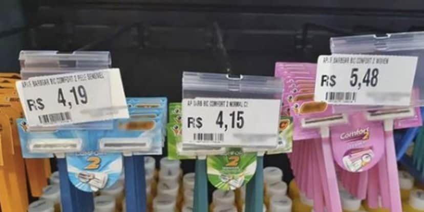 Diferença de produtos, taxa rosa (Foto: Reprodução / Internet) Diferença de produtos, taxa rosa (Foto: Reprodução / Internet)