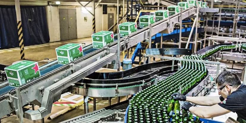 Fabricação da Heineken (Foto: Reprodução / Internet) Fabricação da Heineken (Foto: Reprodução / Internet)