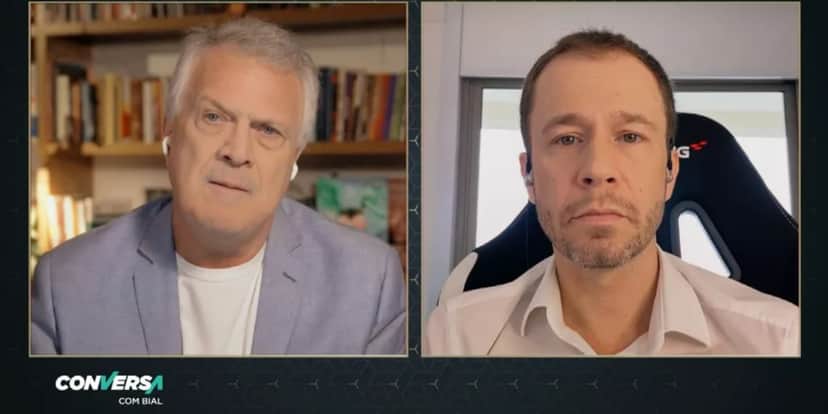 Tiago Leifert já substituiu Pedro Bial (Foto: Reprodução/TV Globo)