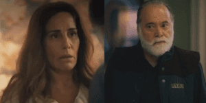 Após traição de Irene, Antônio surge com nova pessoa em Terra e Paixão (Foto: Reprodução, Globo) Após traição de Irene, Antônio surge com nova pessoa em Terra e Paixão (Foto: Reprodução, Globo)