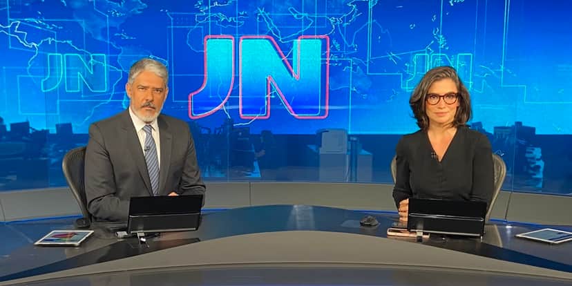 William Bonner, Renata Vasconcellos, Globo William Bonner, Renata Vasconcellos, Globo