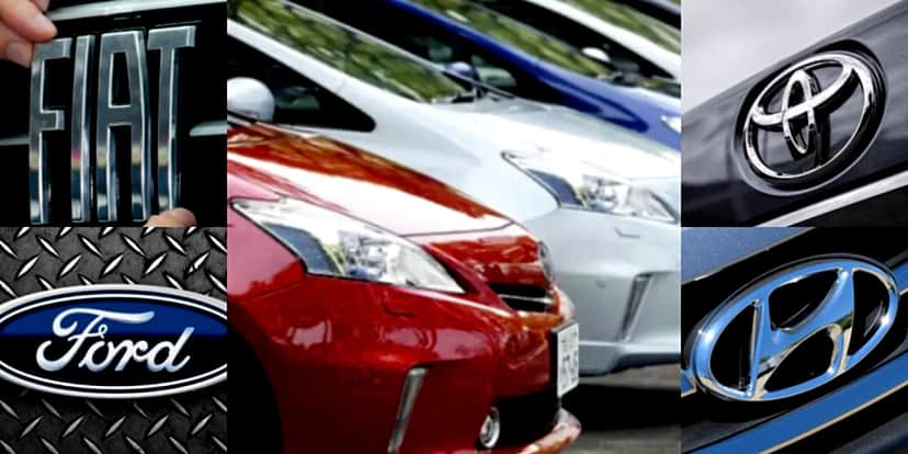 Alguns carros de marcas Fiat, Ford, Toyota e Hyunday podem ser encontrados no precinho que cabe no bolso (Foto Reprodução/Montagem/Tv Foco) Alguns carros de marcas Fiat, Ford, Toyota e Hyunday podem ser encontrados no precinho que cabe no bolso (Foto Reprodução/Montagem/Tv Foco)