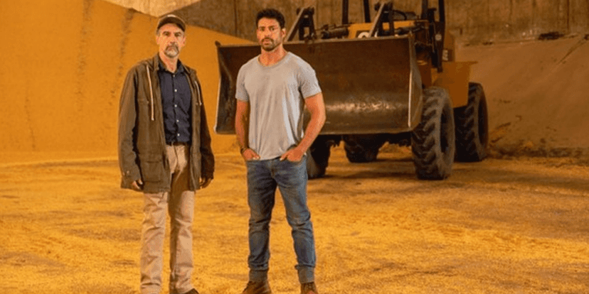 Personagens de Terra e Paixão: Caio e Ademir (Foto: Reprodução, Globo) Personagens de Terra e Paixão: Caio e Ademir (Foto: Reprodução, Globo)