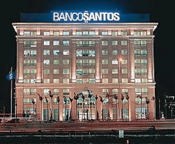 Entrada do Banco Santos (Foto: Reprodução/ Internet) Entrada do Banco Santos (Foto: Reprodução/ Internet)