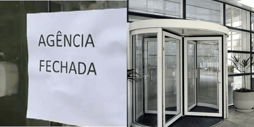 O banco não resistiu e fechou às portas (Foto: Reprodução/ Internet)