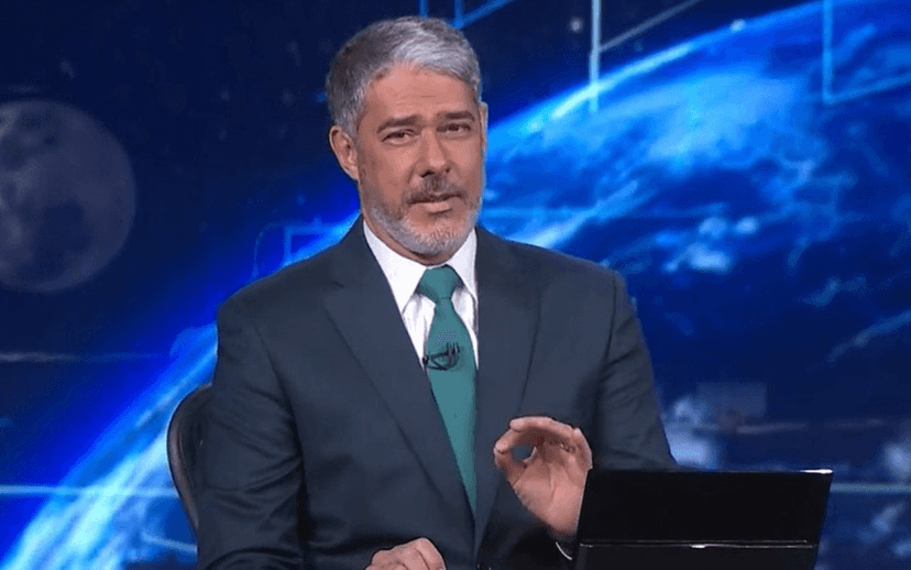 William Bonner sob comando do 'Jornal Nacional' (Foto: Reprodução/ Internet) William Bonner sob comando do 'Jornal Nacional' (Foto: Reprodução/ Internet)