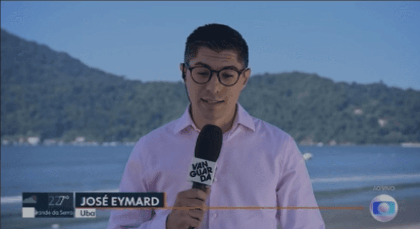 José Eymard explica situação caótica ao vivo (Foto Reprodução/Globoplay)