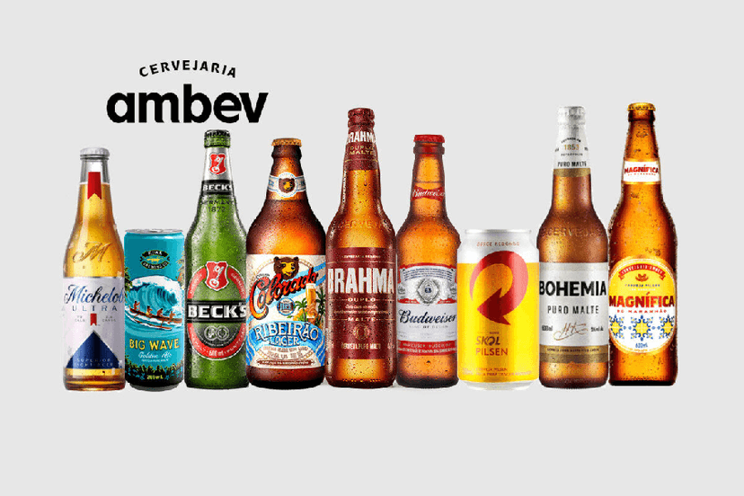 Ambev é dona de todas essas cervejas, incluindo Brahma e Skol (Foto: Reprodução/ Internet) Ambev é dona de todas essas cervejas, incluindo Brahma e Skol (Foto: Reprodução/ Internet)