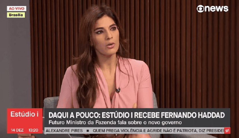 Andréia Sadi na GloboNews (Foto: Reprodução/ Internet) Andréia Sadi na GloboNews (Foto: Reprodução/ Internet)
