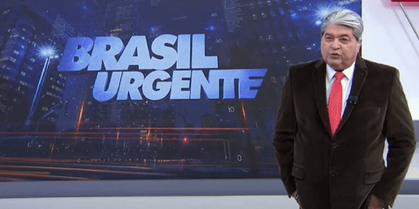 Datena sob comando do 'Brasil Urgente' (Foto: Reprodução/ Internet)
