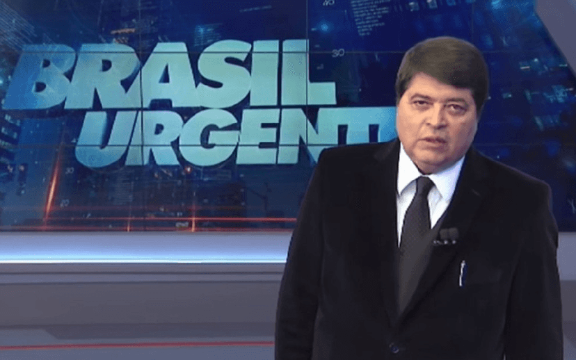 Datena apresentando o 'Brasil Urgente' (Foto: Reprodução/ Internet) Datena apresentando o 'Brasil Urgente' (Foto: Reprodução/ Internet)