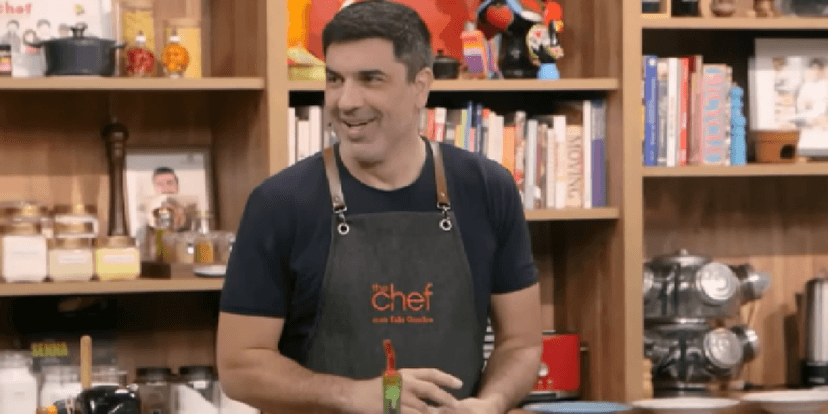 Edu sob comando do 'The Chef' (Foto: Reprodução/ Internet) Edu sob comando do 'The Chef' (Foto: Reprodução/ Internet)