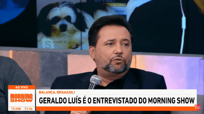 Geraldo Luís no programa da Jovem Pan (Foto: Reprodução/ Internet) Geraldo Luís no programa da Jovem Pan (Foto: Reprodução/ Internet)