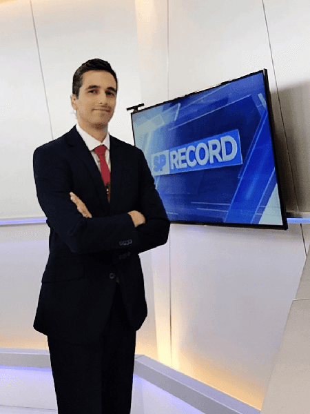 Marco Pagetti na Record TV (Foto: Reprodução/ Internet) Marco Pagetti na Record TV (Foto: Reprodução/ Internet)