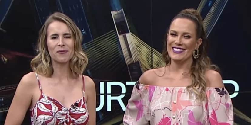 Pâmela Domingues e Regina Volpato (Foto: Reprodução / TV Gazeta) Pâmela Domingues e Regina Volpato (Foto: Reprodução / TV Gazeta)