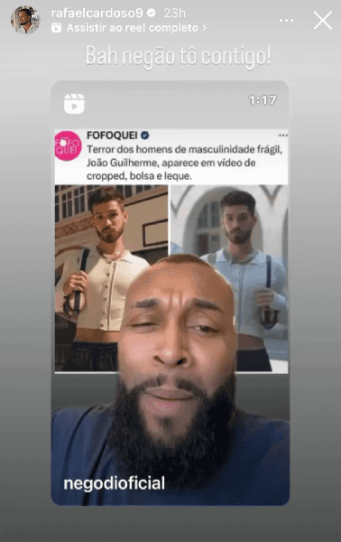 Publicação de Rafael Cardoso (Foto: Reprodução/ Instagram)
