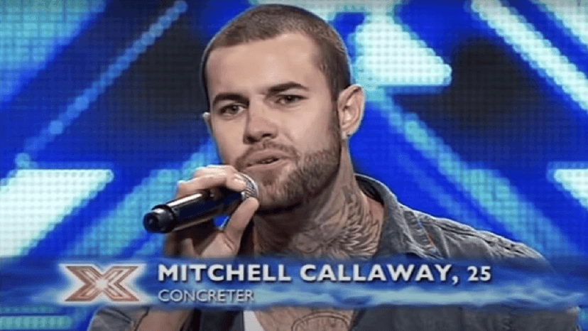Mitchell Callaway no 'X Factor Austrália (Foto: Reprodução/ Internet) Mitchell Callaway no 'X Factor Austrália (Foto: Reprodução/ Internet)