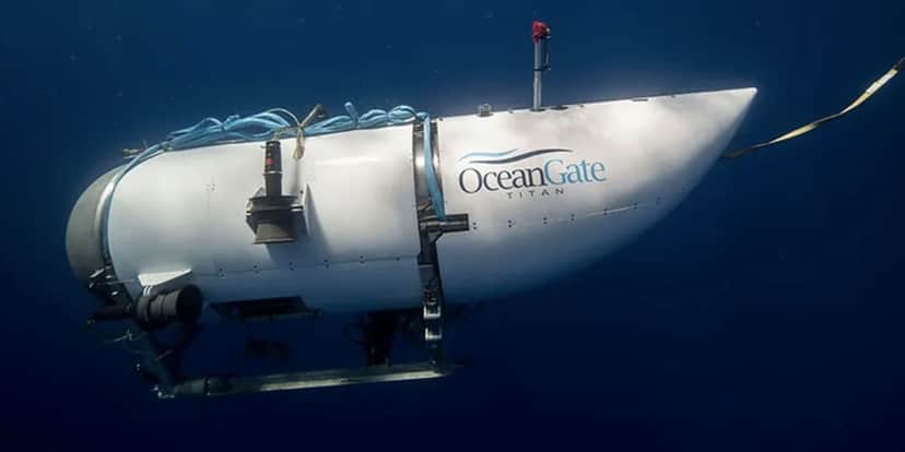 Submarino Titan (Foto: Reprodução / OceanGate) Submarino Titan (Foto: Reprodução / OceanGate)