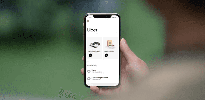 Aplicativo do Uber (Foto: Reprodução/ Internet) Aplicativo do Uber (Foto: Reprodução/ Internet)