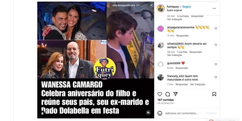 Wanessa reune família em festa (Foto: Reprodução / Instagram) Wanessa reune família em festa (Foto: Reprodução / Instagram)