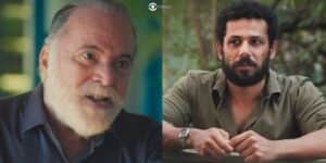 Antônio e Ramiro em cenas de Terra e Paixão (Foto: Reprodução / Globo / Montagem TV Foco) Antônio e Ramiro em cenas de Terra e Paixão (Foto: Reprodução / Globo / Montagem TV Foco)