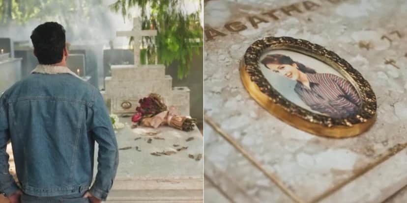 Caio se depara com túmulo da mãe vazio em Terra e Paixão - Foto: Reprodução/Internet Caio se depara com túmulo da mãe vazio em Terra e Paixão - Foto: Reprodução/Internet