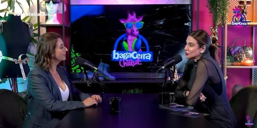 Caria Fonseca e Luciana Gimenez no podcast (Reprodução: Youtube) Caria Fonseca e Luciana Gimenez no podcast (Reprodução: Youtube)
