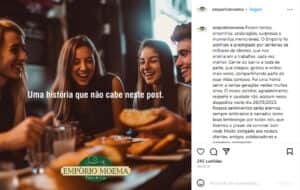 Empório Moema foi uma empresa tradicional que fechou as portas (Foto: Reprodução / Instagram) Empório Moema foi uma empresa tradicional que fechou as portas (Foto: Reprodução / Instagram)