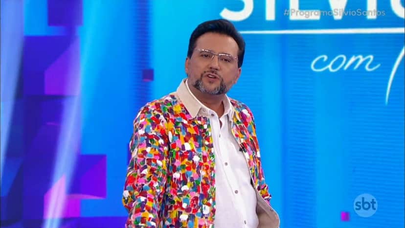 Geraldo Luís foi convidado para participar do Programa Silvio Santos (Foto: SBT) Geraldo Luís foi convidado para participar do Programa Silvio Santos (Foto: SBT)