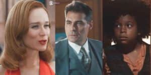 Gilda, Gaspar e Marcelino em cenas de Amor Perfeito (Foto: Reprodução / Globo / Montagem TV Foco) Gilda, Gaspar e Marcelino em cenas de Amor Perfeito (Foto: Reprodução / Globo / Montagem TV Foco)