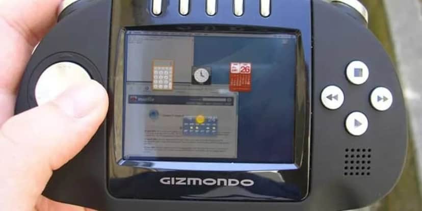 Gizmondo foi um completo fracasso desde seu lançamento (Reprodução: Internet) Gizmondo foi um completo fracasso desde seu lançamento (Reprodução: Internet)