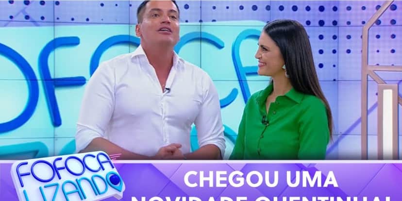 Leo Dias e Chris Flores no Fofocalizando - Foto: Reprodução/SBT Leo Dias e Chris Flores no Fofocalizando - Foto: Reprodução/SBT
