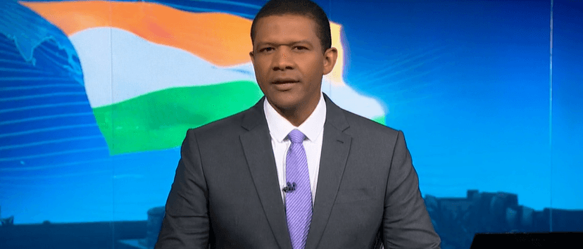 Márcio Bonfim e Aline Midlej comandaram o Jornal Nacional (Foto: Reprodução/ Internacional) Márcio Bonfim e Aline Midlej comandaram o Jornal Nacional (Foto: Reprodução/ Internacional)