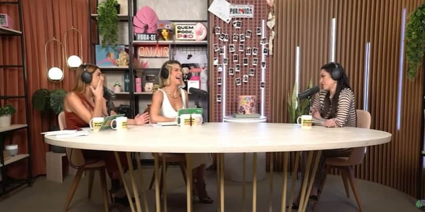 Cléo Pires, Fernanda Paes Leme e Giovanna Ewbank no Quem Pode, Pod (Reprodução: Youtube) Cléo Pires, Fernanda Paes Leme e Giovanna Ewbank no Quem Pode, Pod (Reprodução: Youtube)