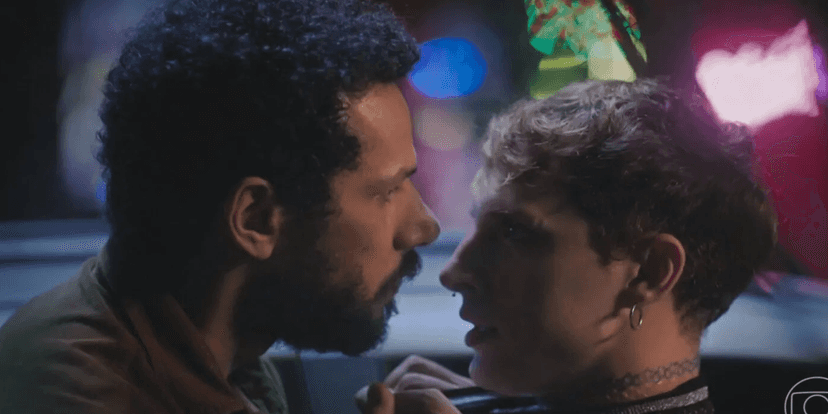 Kelvin e Ramiro em Terra e Paixão (Foto: Reprodução, Rede Globo) Kelvin e Ramiro em Terra e Paixão (Foto: Reprodução, Rede Globo)