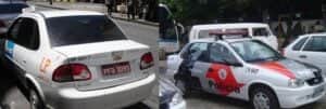 Taxistas e policiais andavam com o Chevrolet Classic (Foto: Reprodução / Internet) Taxistas e policiais andavam com o Chevrolet Classic (Foto: Reprodução / Internet)